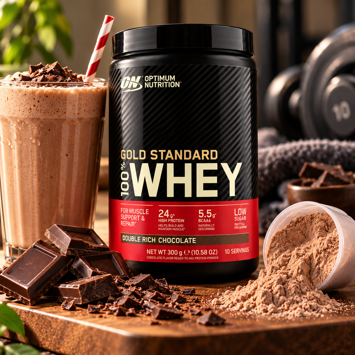Whey Gold Std 300G - Sabores variados