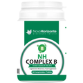 NH Complex B da Novo Horizonte, embalagem de 60 comprimidos com vitaminas B1, B6 e B12