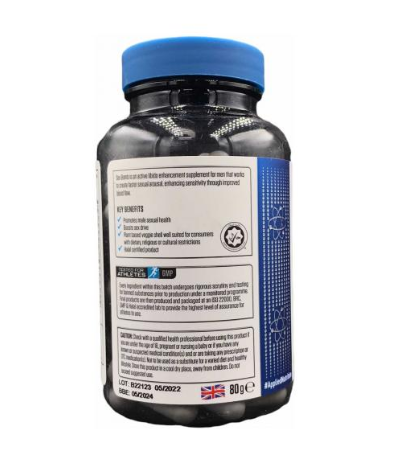 Verso da embalagem de Sex Bomb Applied Nutrition