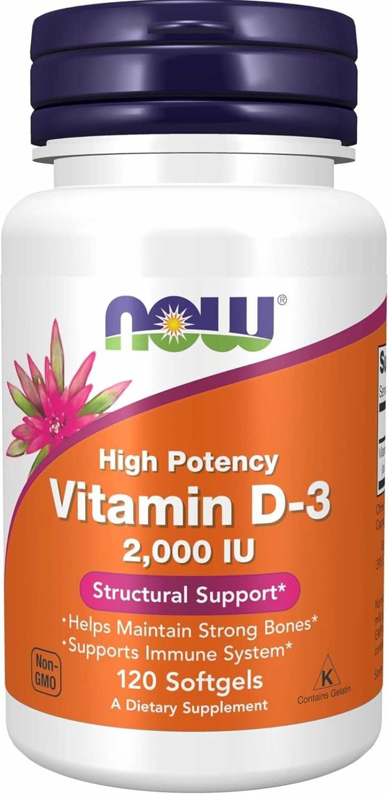 NOW Vitamin D-3 2000 IU