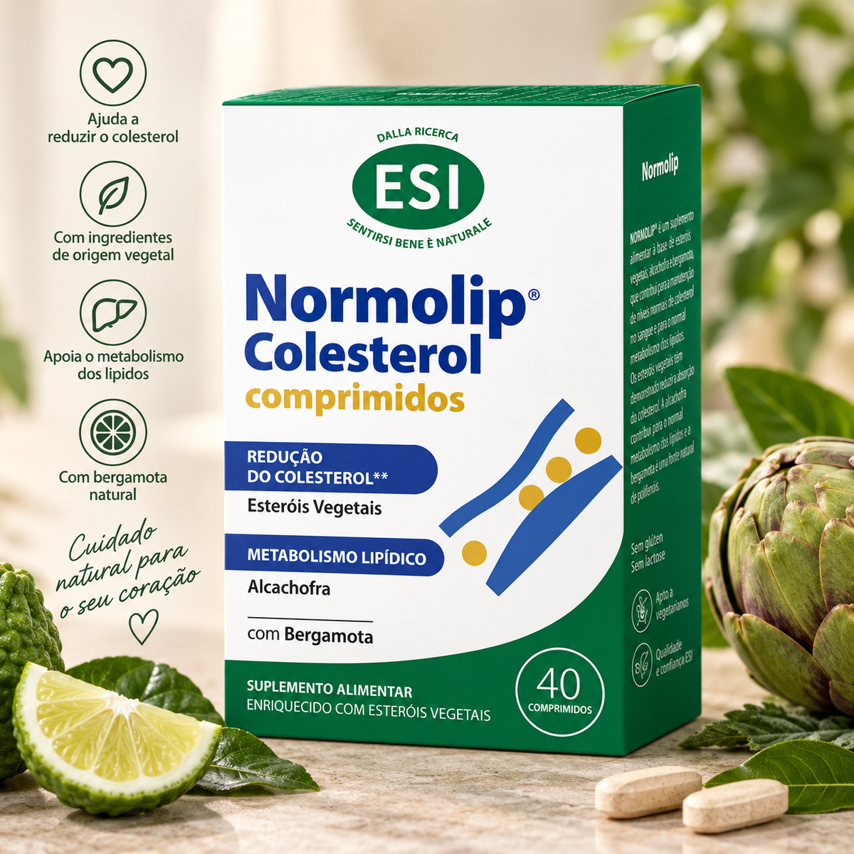 Normolip Colesterol | 40 Comprimidos | ESI
